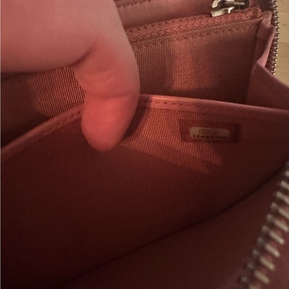 Authentic Chanel Pink Quilted CC Zip Around Wallet - Picture 4 of 15